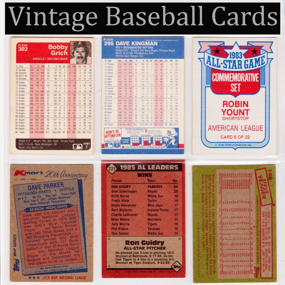 Old Baseball Cards Unsorted Lot Of 100 - Picture 5 of 6